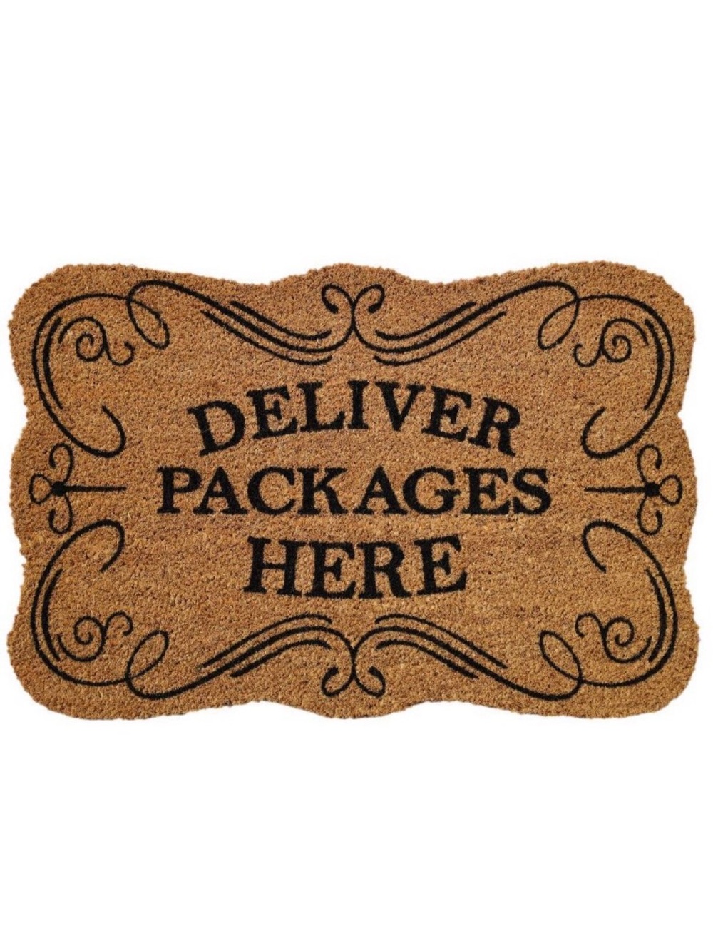 “Deliver Packages Here” Coir Doormat Christmas 2026 Target Bullseye’s Playground